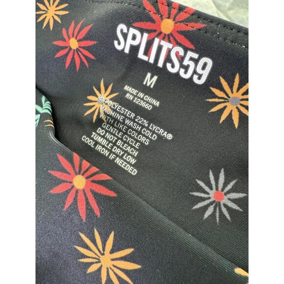 NWT Splits59 Sydney High Waist Floral 7/8 Leggings Size M - Picture 7 of 10